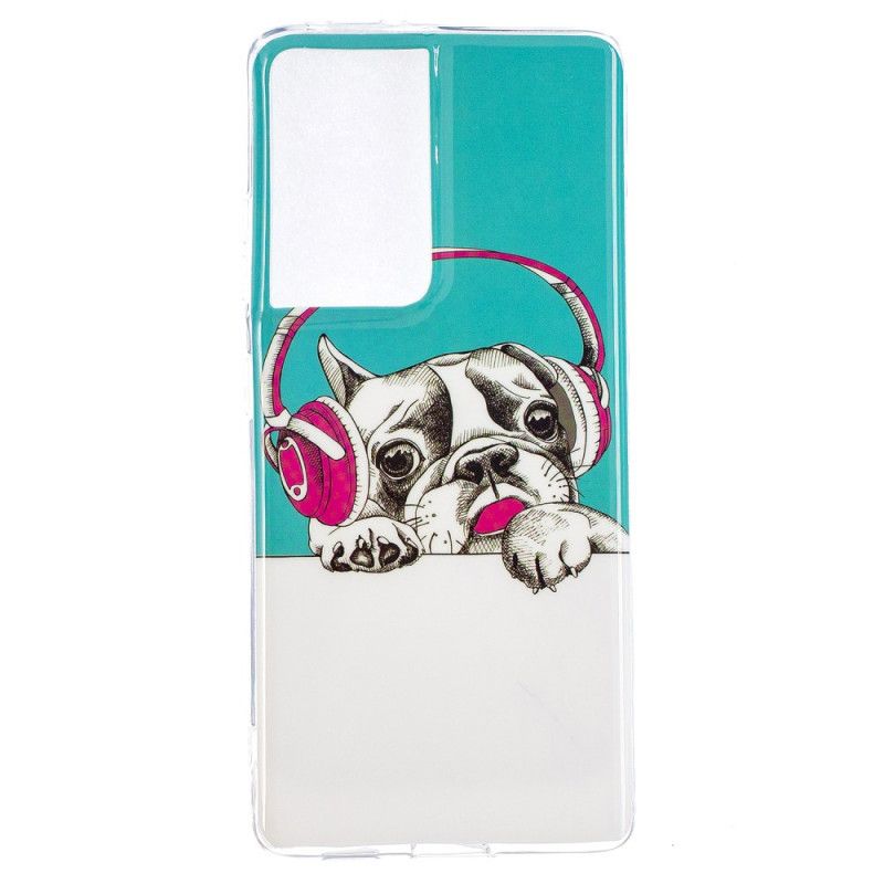 Cover for Samsung Galaxy S21 Ultra 5G Fluorescerende Hund