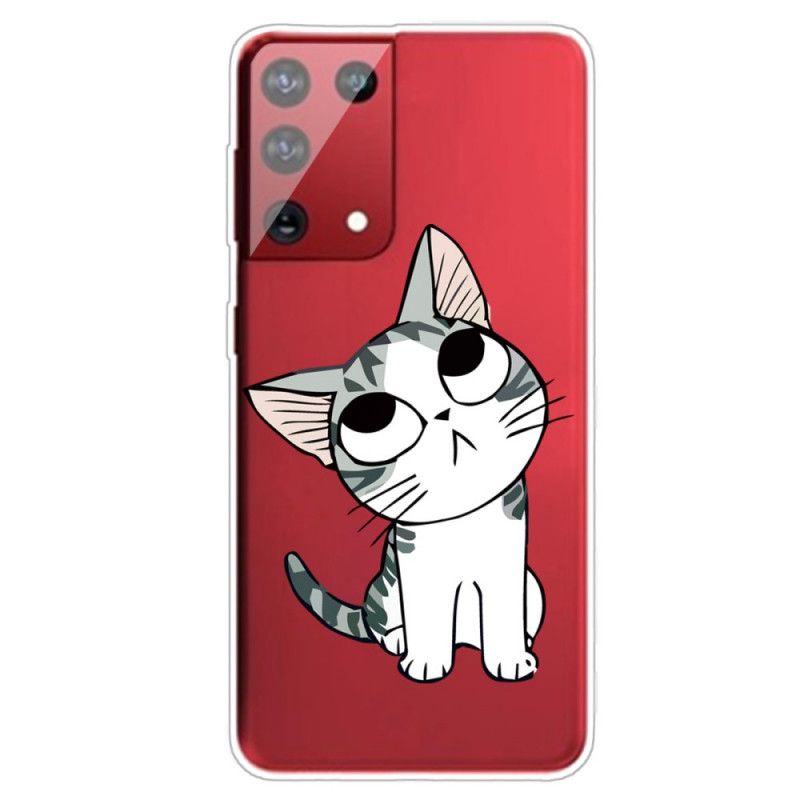 Cover Samsung Galaxy S21 Ultra 5G Charmerende Kat