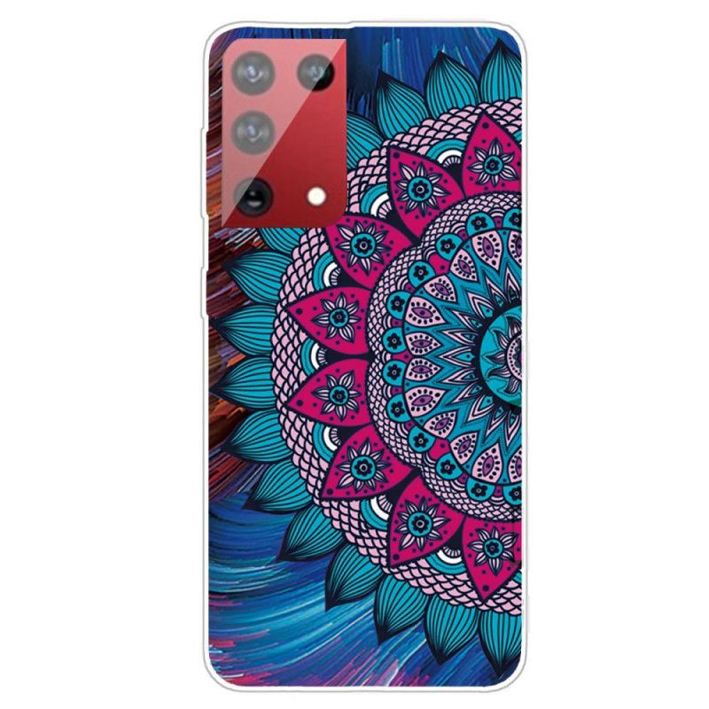 Cover Samsung Galaxy S21 Ultra 5G Farverig Mandala Beskyttelse