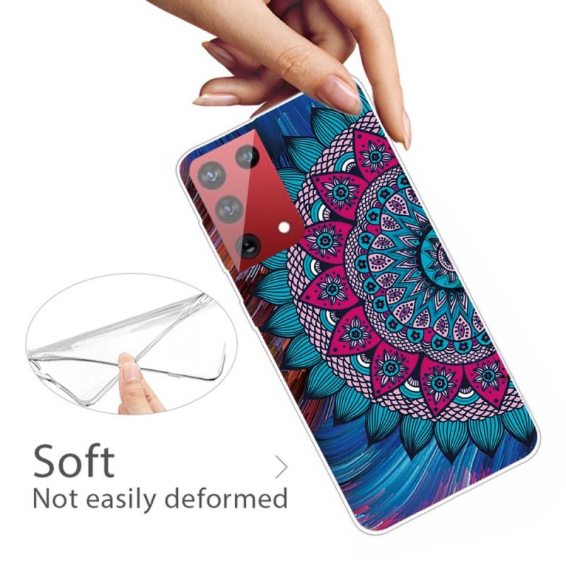 Cover Samsung Galaxy S21 Ultra 5G Farverig Mandala Beskyttelse