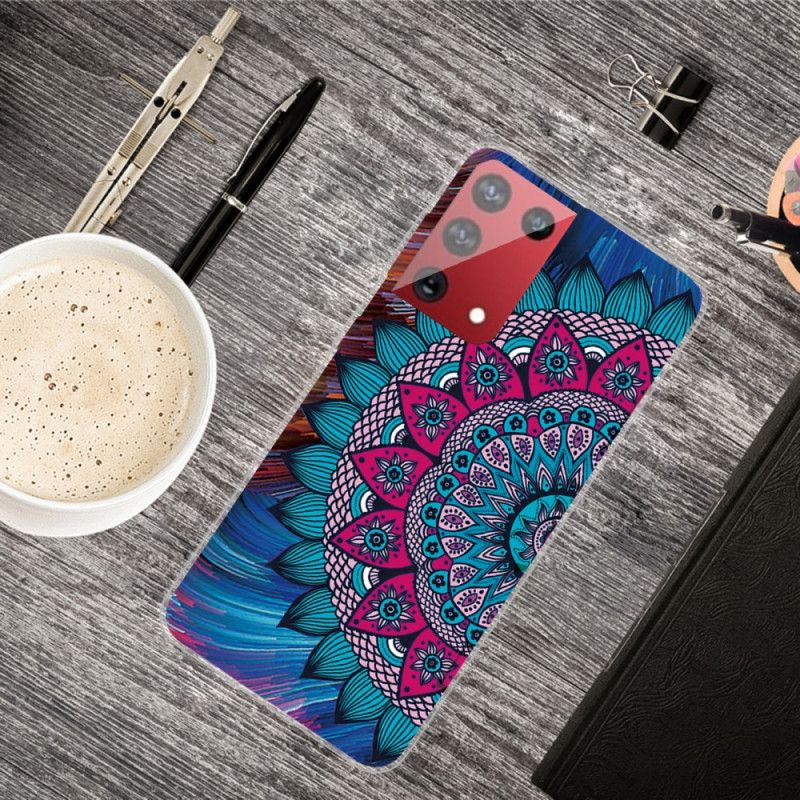 Cover Samsung Galaxy S21 Ultra 5G Farverig Mandala Beskyttelse