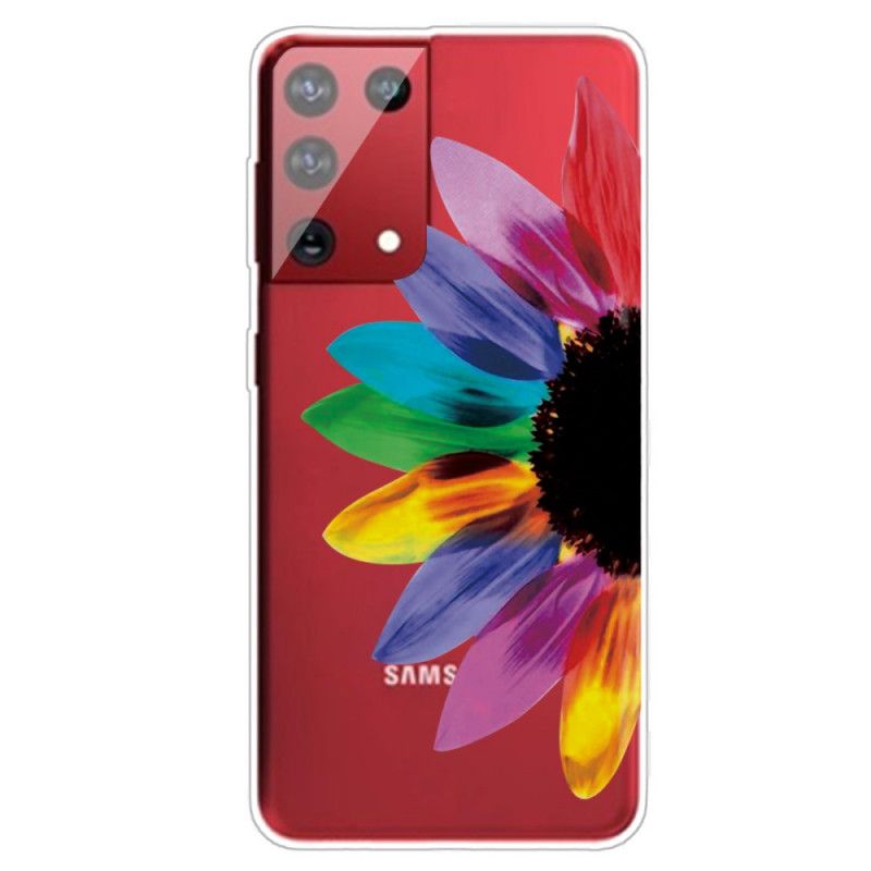 Cover Samsung Galaxy S21 Ultra 5G Farvet Blomst