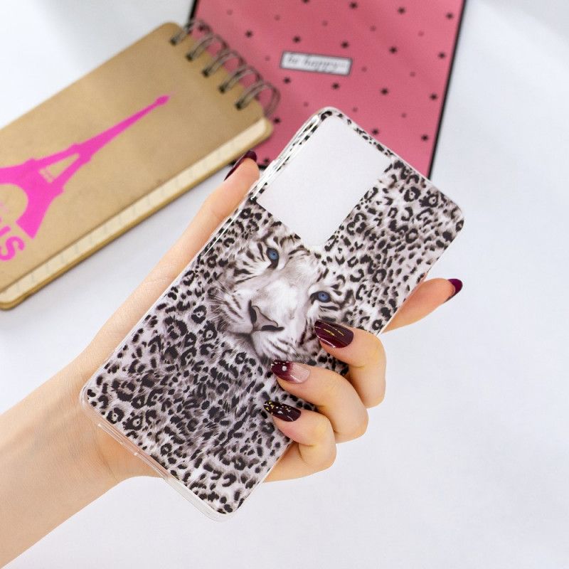 Cover Samsung Galaxy S21 Ultra 5G Fluorescerende Leopard