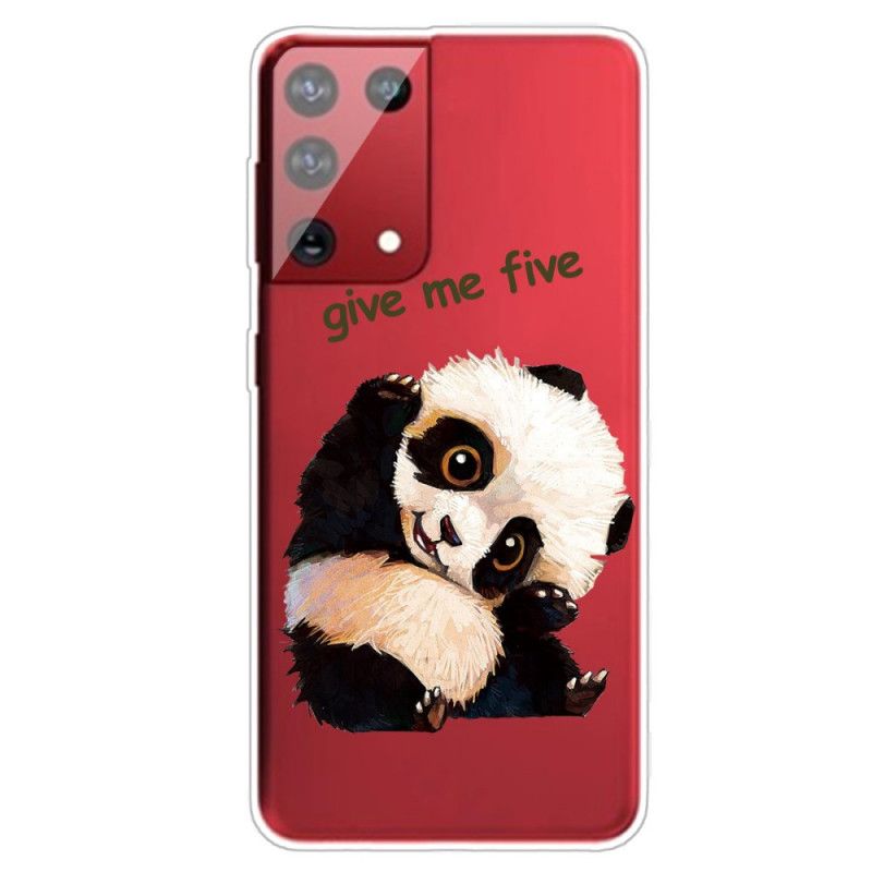 Cover Samsung Galaxy S21 Ultra 5G Mobilcover Panda. Giv Mig Fem