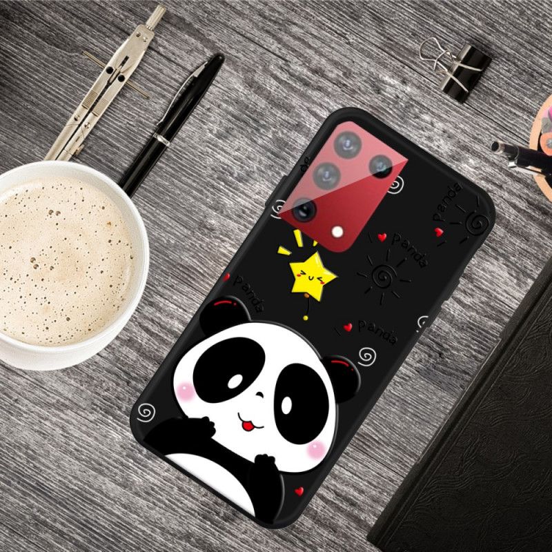 Cover Samsung Galaxy S21 Ultra 5G Mobilcover Pandastjerne