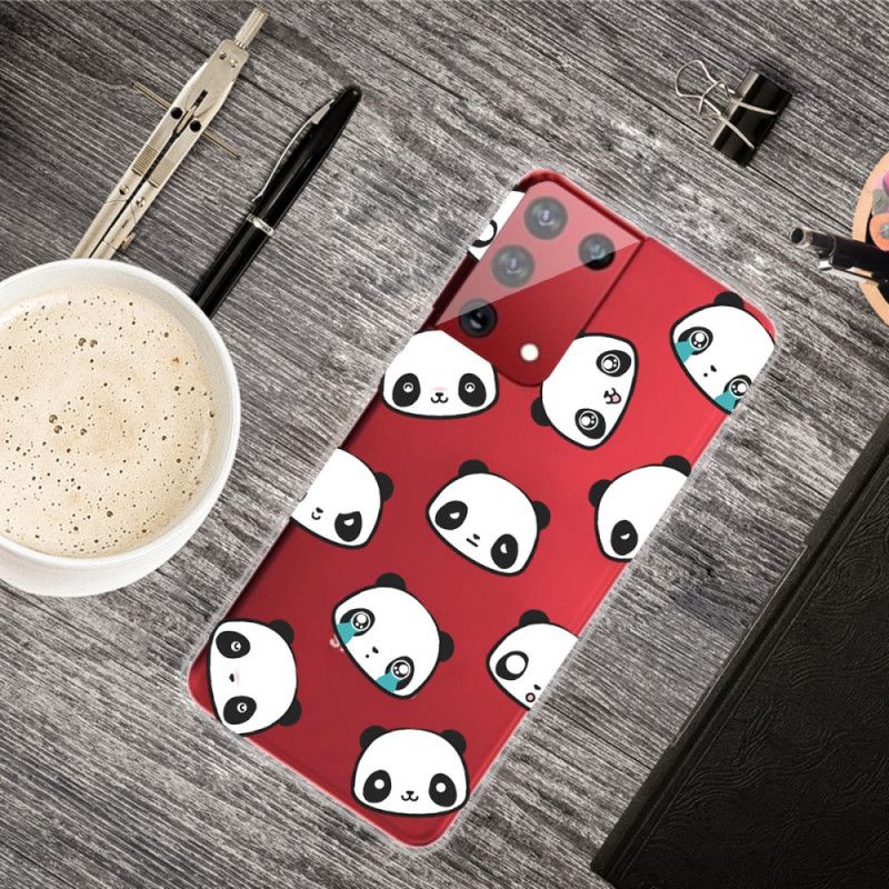 Cover Samsung Galaxy S21 Ultra 5G Sentimentale Pandaer Original