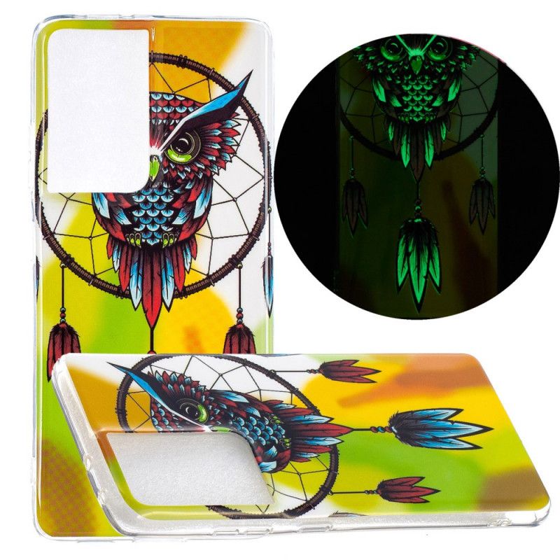 Cover Samsung Galaxy S21 Ultra 5G Sort Fluorescerende Drømmefanger