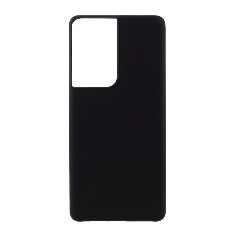 Cover Samsung Galaxy S21 Ultra 5G Sort Gummi Plus Beskyttelse