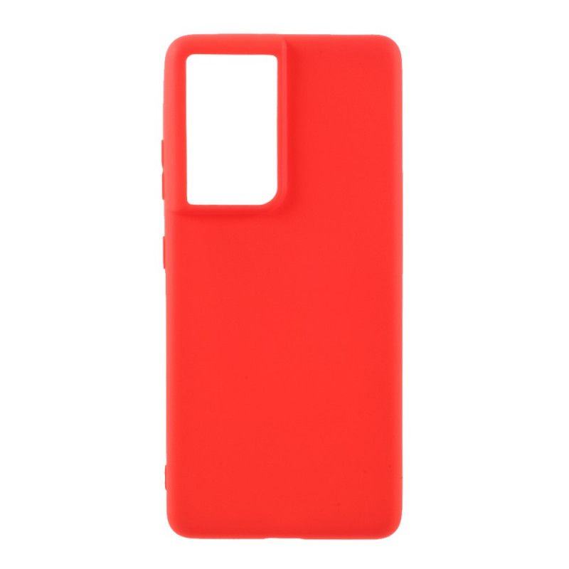 Cover Samsung Galaxy S21 Ultra 5G Sort Mobilcover Ensfarvet