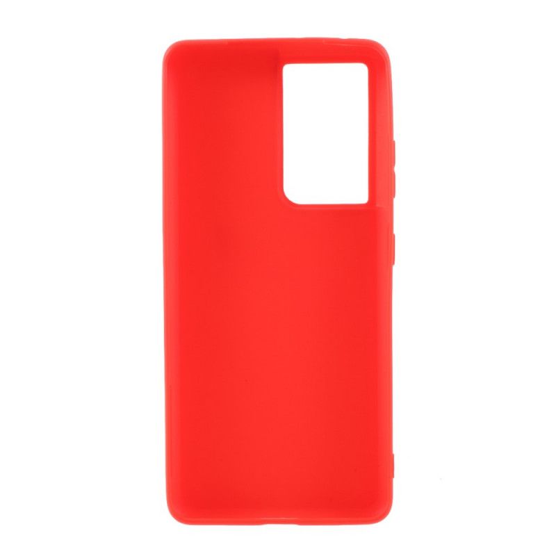 Cover Samsung Galaxy S21 Ultra 5G Sort Mobilcover Ensfarvet