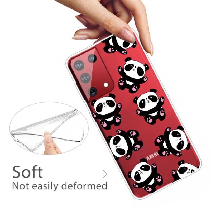 Cover Samsung Galaxy S21 Ultra 5G Top Sjove Pandaer