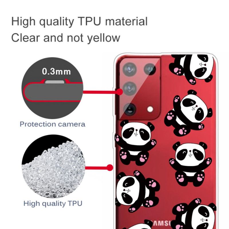 Cover Samsung Galaxy S21 Ultra 5G Top Sjove Pandaer