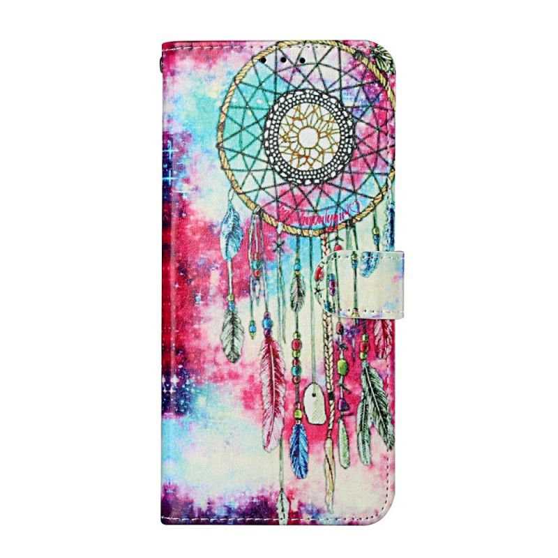 Flip Cover Læder Samsung Galaxy S21 Ultra 5G Dream Catcher-Stilen