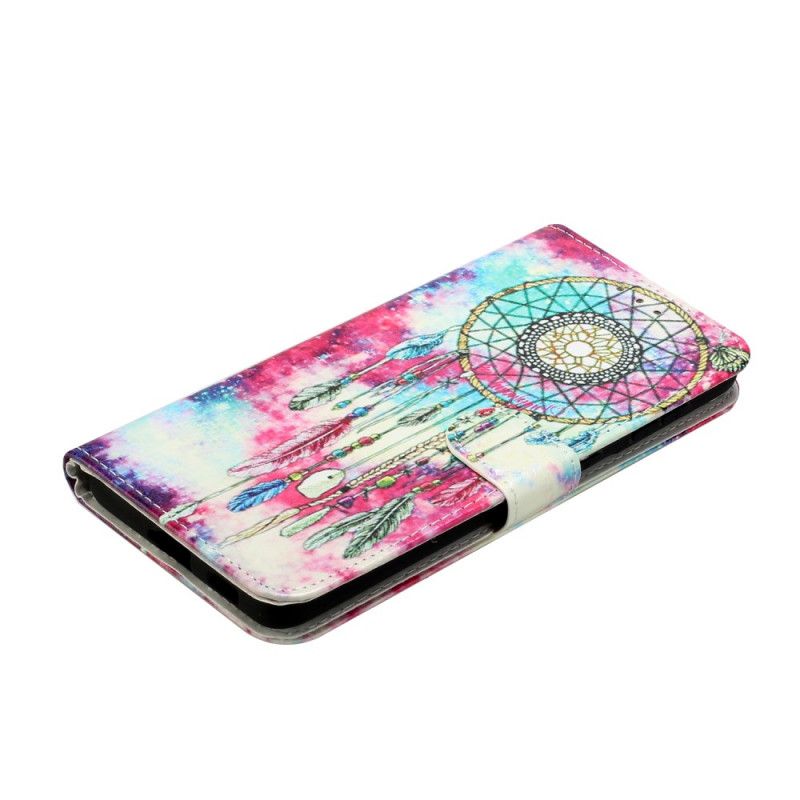 Flip Cover Læder Samsung Galaxy S21 Ultra 5G Dream Catcher-Stilen