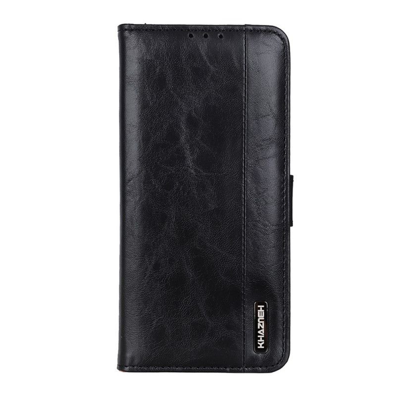 Flip Cover Læder Samsung Galaxy S21 Ultra 5G Sort Khazneh Elegance Læder Stil