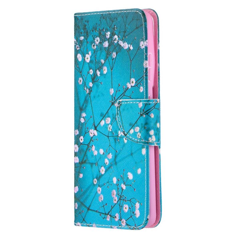 Flip Cover Samsung Galaxy S21 Ultra 5G Mobilcover Blomstrende Træ