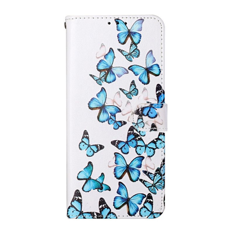 Flip Cover Samsung Galaxy S21 Ultra 5G Mobilcover Flyvning Af Tanga Sommerfugle