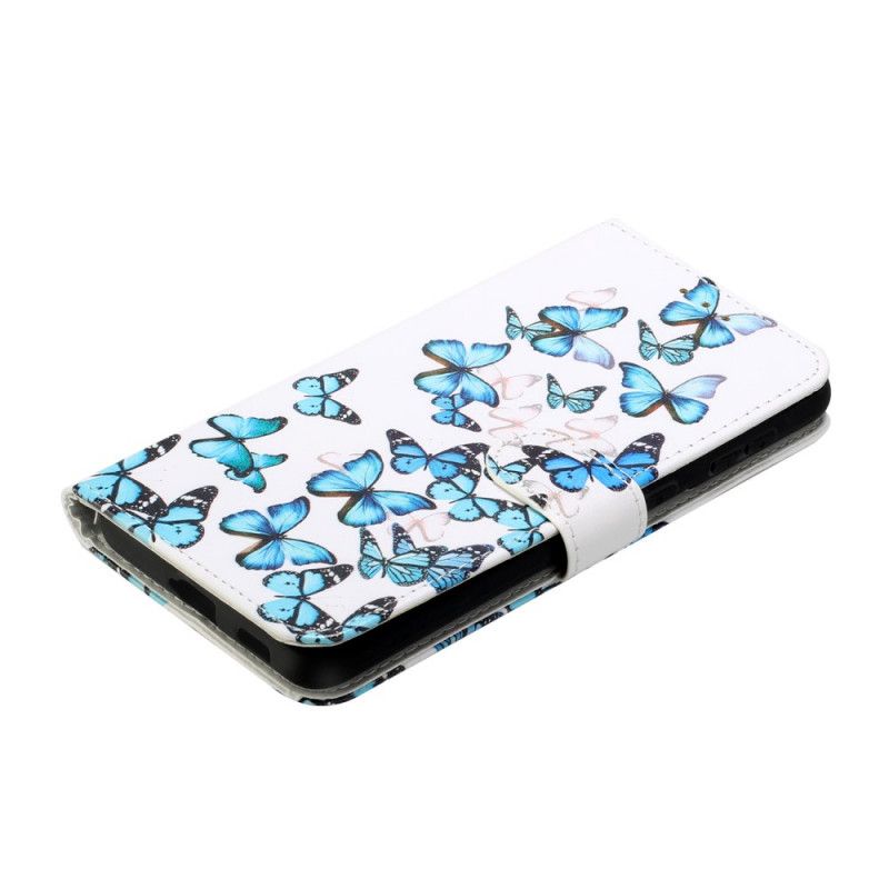 Flip Cover Samsung Galaxy S21 Ultra 5G Mobilcover Flyvning Af Tanga Sommerfugle