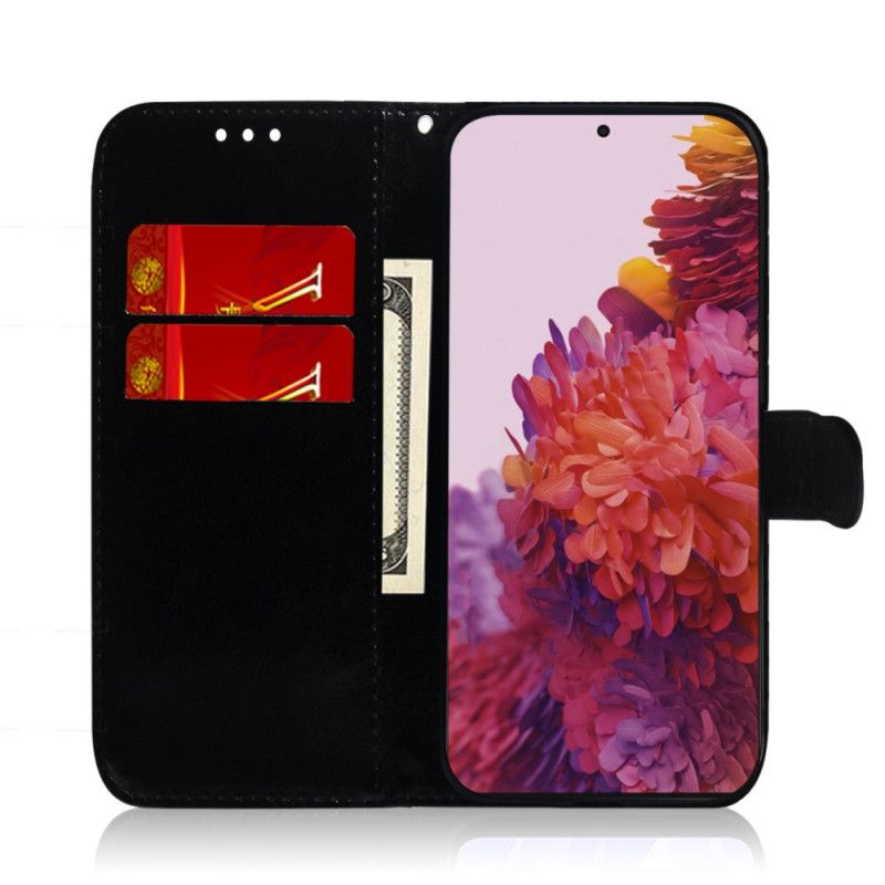 Flip Cover Samsung Galaxy S21 Ultra 5G Sort Ren Farve