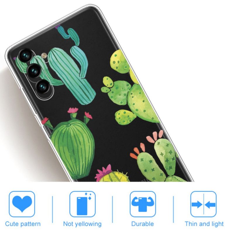 Cover Samsung Galaxy A13 5g Akvarelkaktus