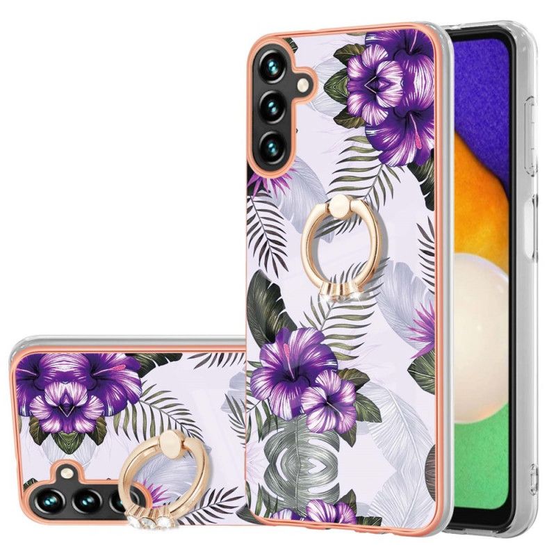 Cover Samsung Galaxy A13 5g Blomster Ring-støtte