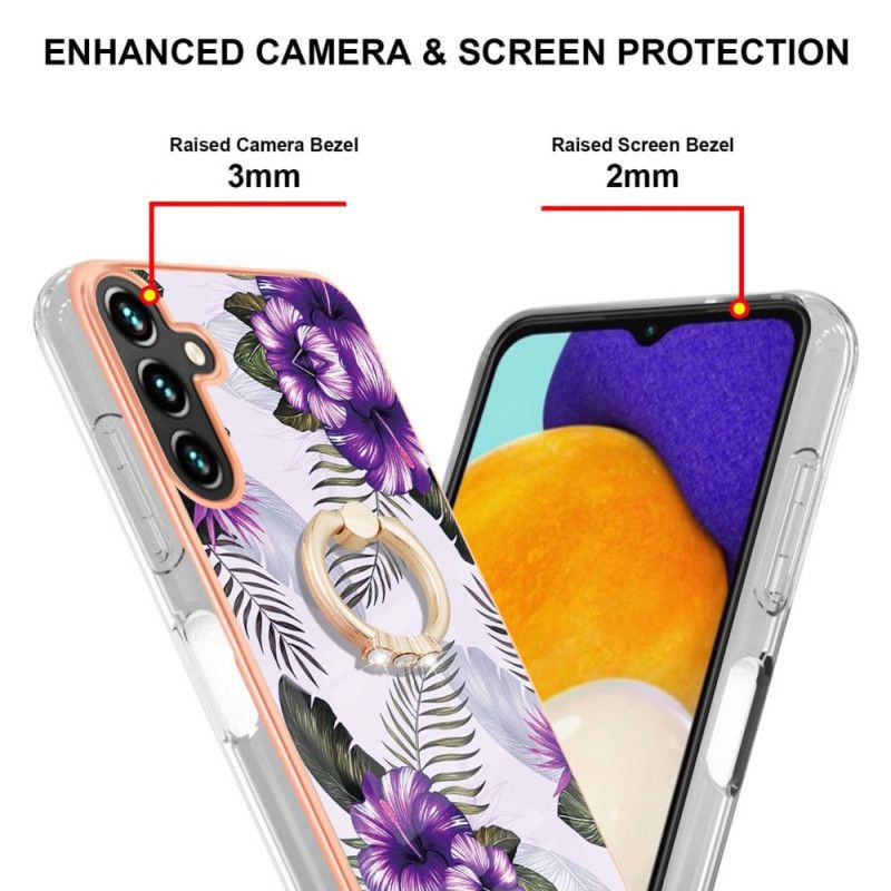 Cover Samsung Galaxy A13 5g Blomster Ring-støtte