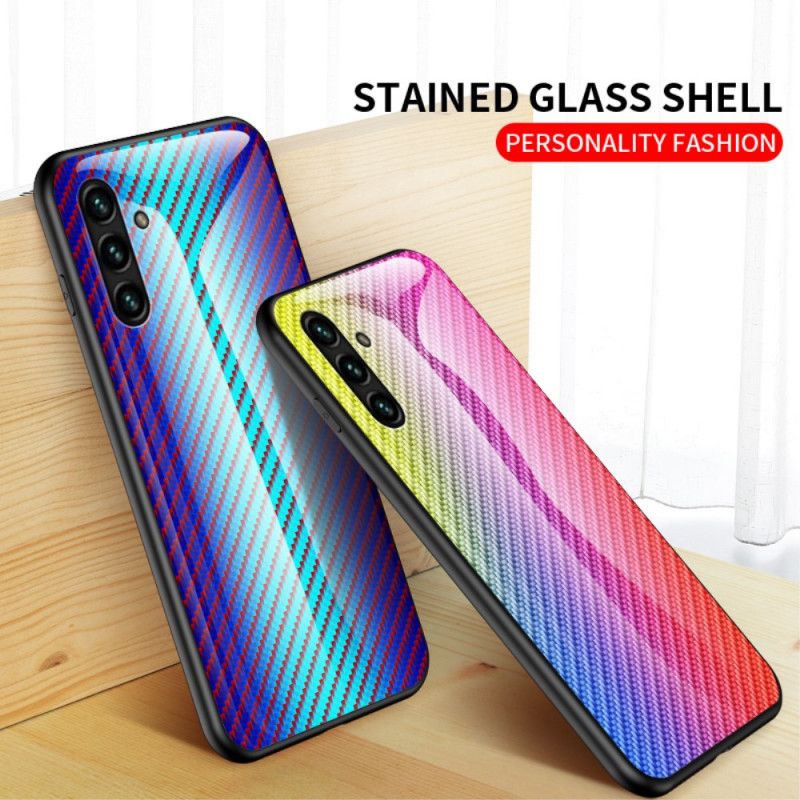 Cover Samsung Galaxy A13 5g Carbon Fiber Hærdet Glas