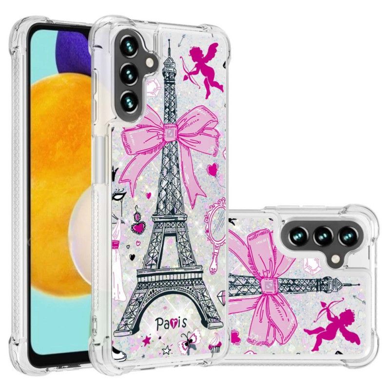 Cover Samsung Galaxy A13 5g Eiffeltårnets Pailletter