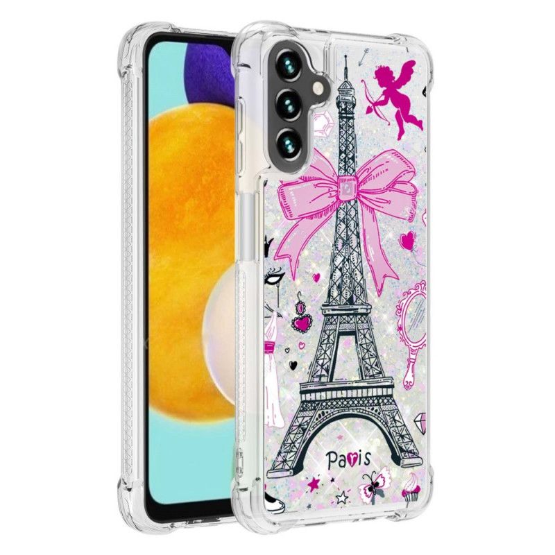 Cover Samsung Galaxy A13 5g Eiffeltårnets Pailletter