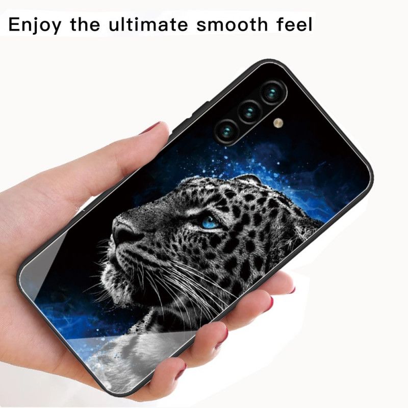 Cover Samsung Galaxy A13 5g Feline Ansigt Af Hærdet Glas