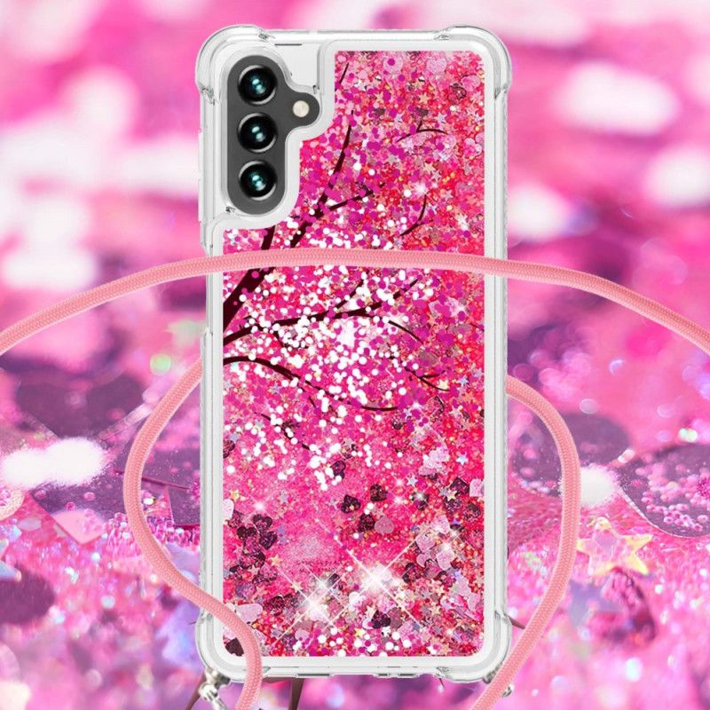 Cover Samsung Galaxy A13 5g Glittertræ Med Ledning