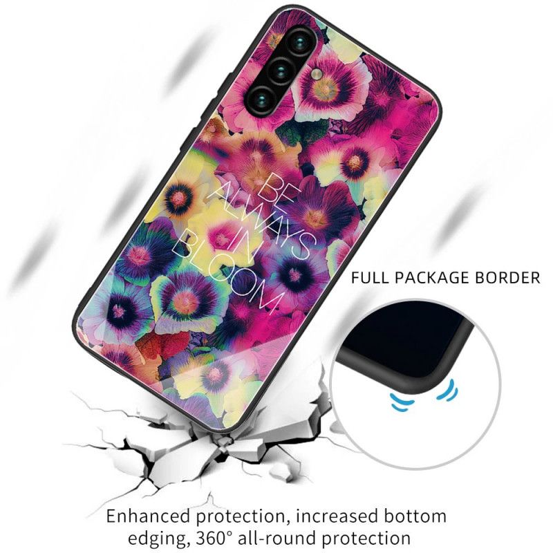 Cover Samsung Galaxy A13 5g Hærdet Glas Vær Altid I Blomst