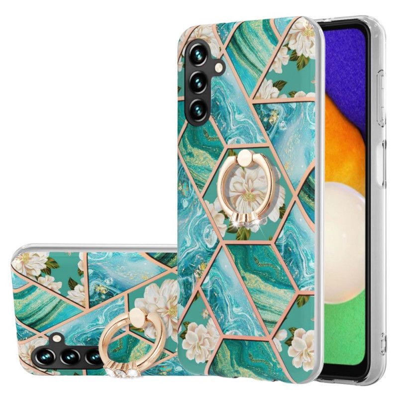 Cover Samsung Galaxy A13 5g Marmor Med Støttering