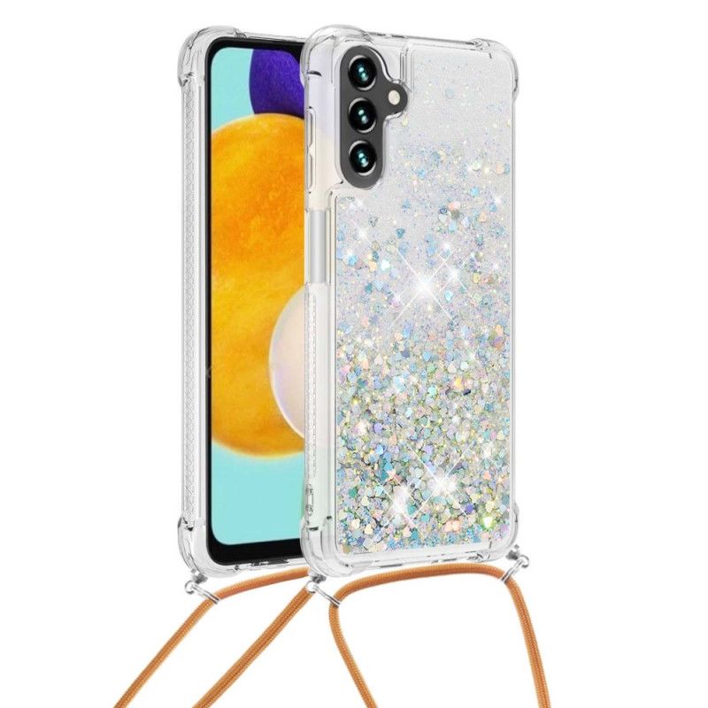 Cover Samsung Galaxy A13 5g Pailletter Med Snøre