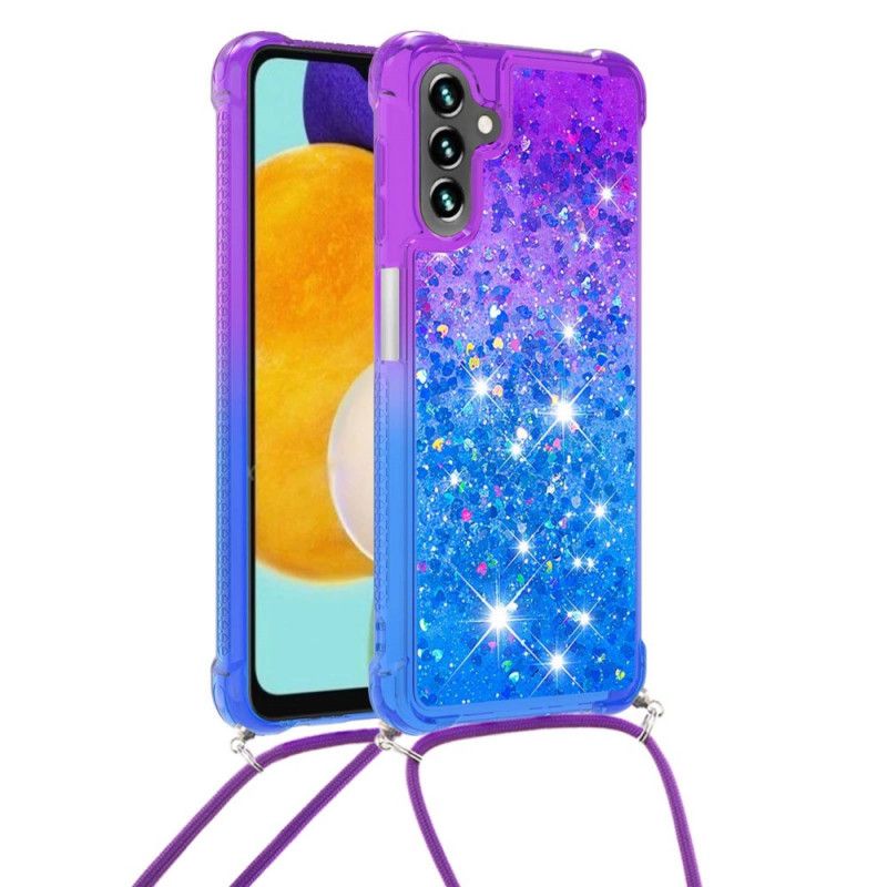 Cover Samsung Galaxy A13 5g Silikoneglitter Og Ledning