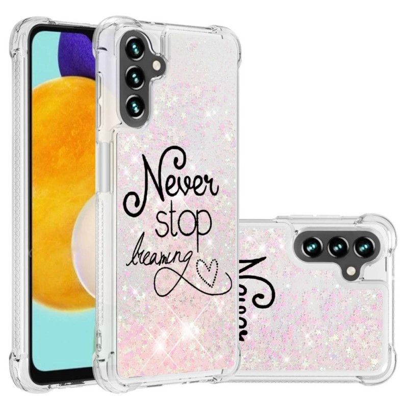 Cover Samsung Galaxy A13 5g Stop Aldrig Med At Drømme Om Glitter