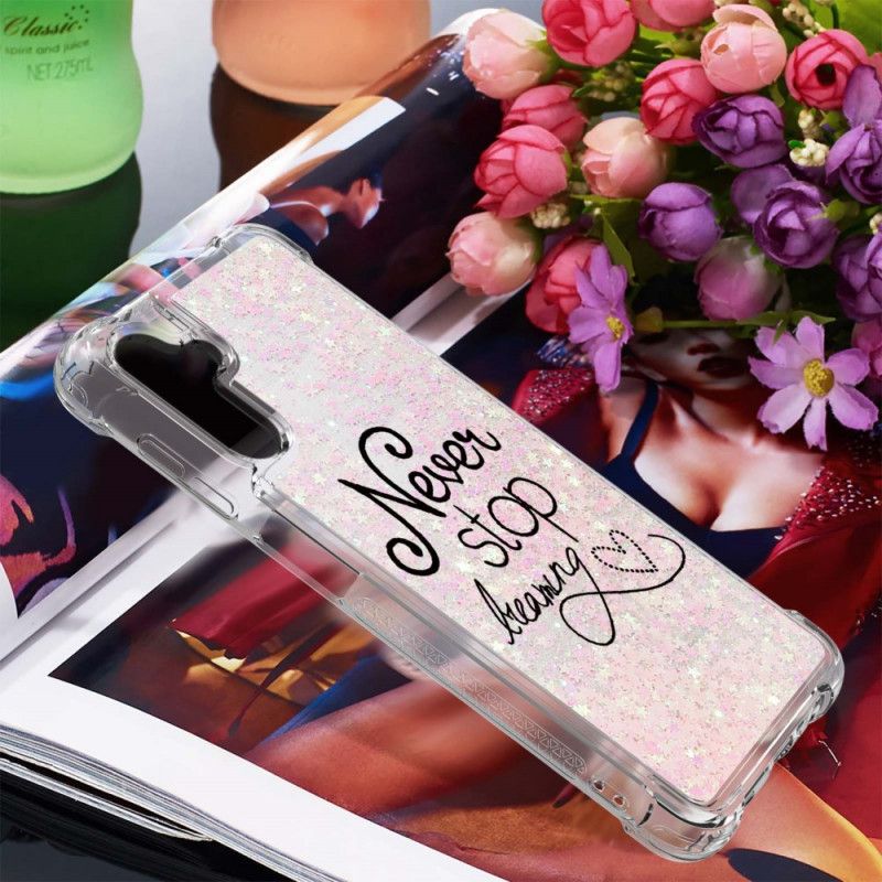 Cover Samsung Galaxy A13 5g Stop Aldrig Med At Drømme Om Glitter