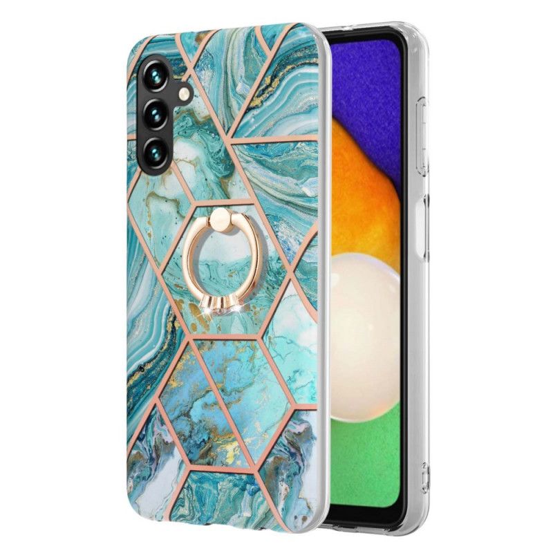 Cover Samsung Galaxy A13 5g Telefon Etui Geometrisk Marmor Med Støttering