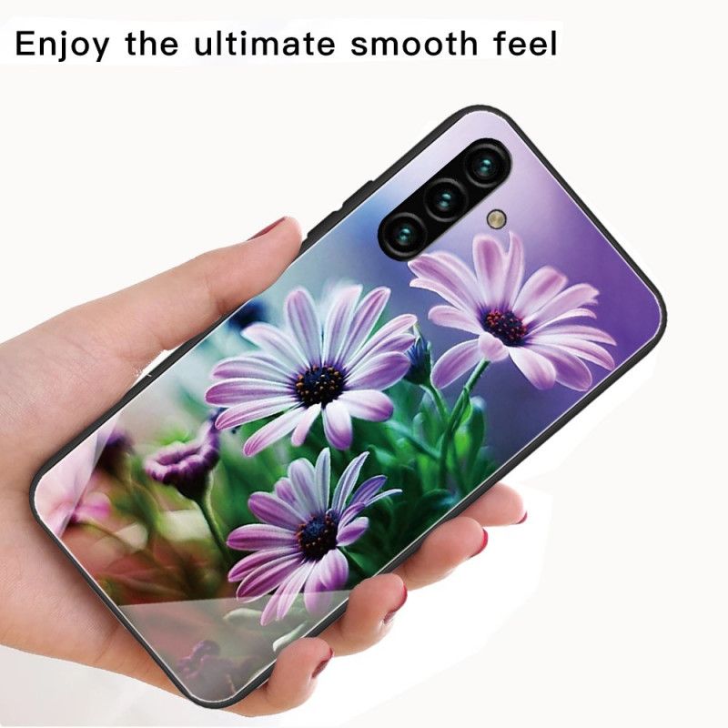 Cover Samsung Galaxy A13 5g Telefon Etui Hærdet Glas Blomster