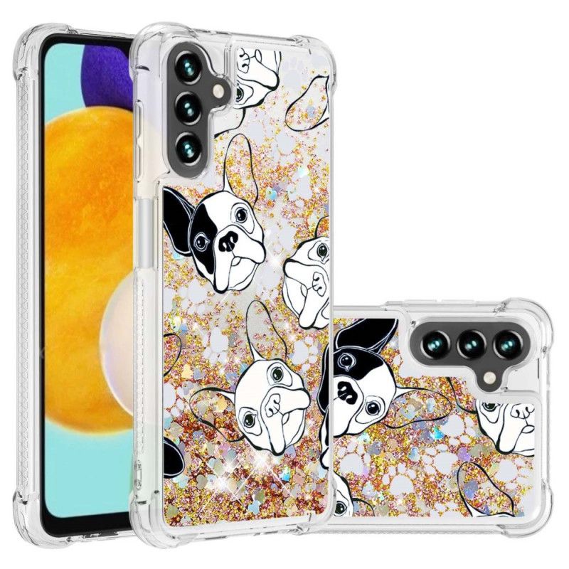 Cover Samsung Galaxy A13 5g Telefon Etui Mr Hunde Pailletter