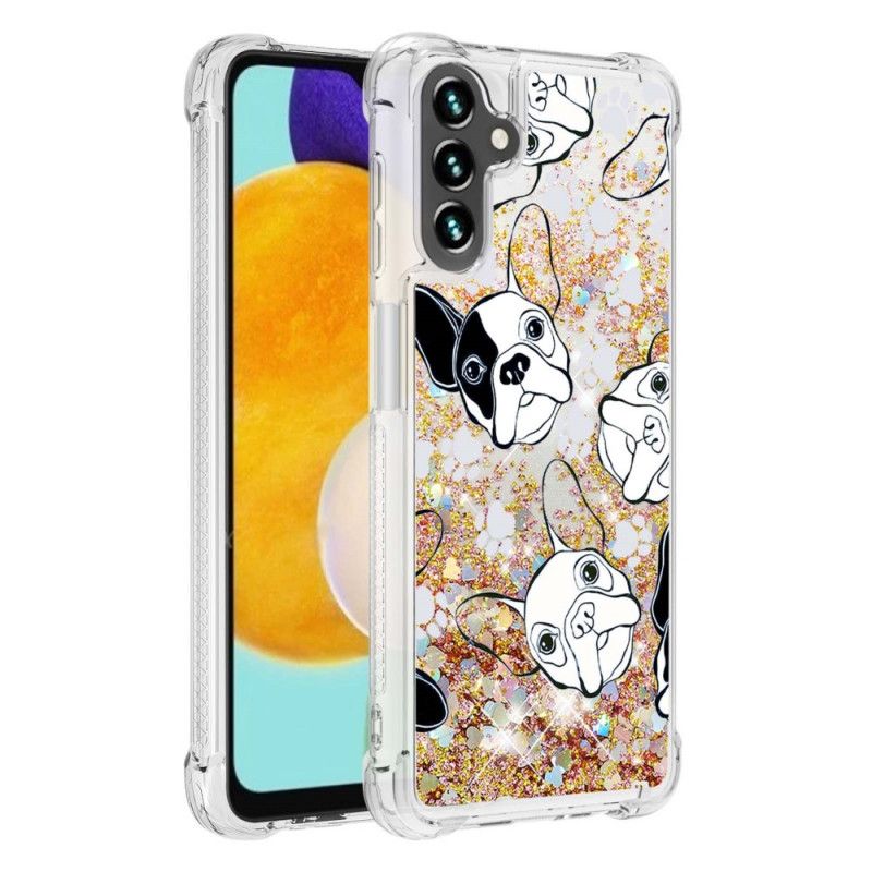 Cover Samsung Galaxy A13 5g Telefon Etui Mr Hunde Pailletter