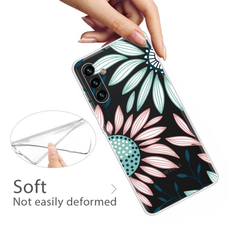 Cover Samsung Galaxy A13 5g Telefon Etui Transparent One Flower