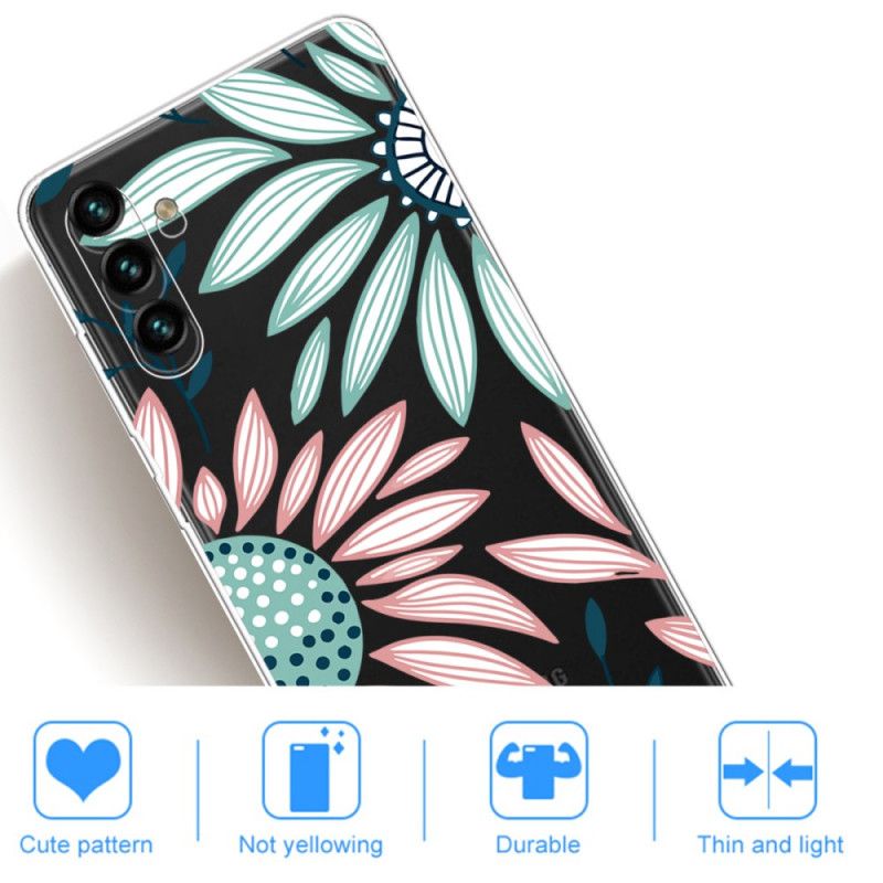 Cover Samsung Galaxy A13 5g Telefon Etui Transparent One Flower