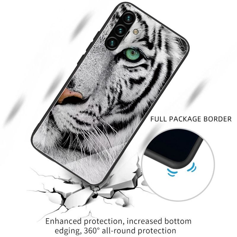 Cover Samsung Galaxy A13 5g Tiger I Hærdet Glas