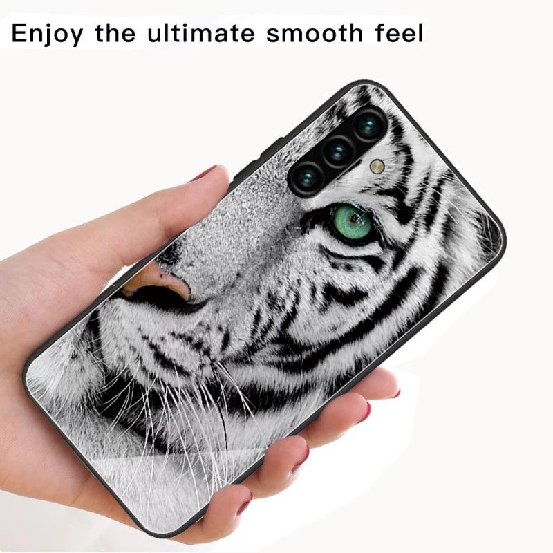 Cover Samsung Galaxy A13 5g Tiger I Hærdet Glas