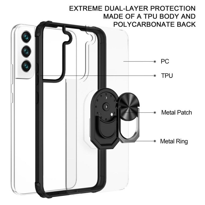 Cover Samsung Galaxy A13 5g Transparent Med Støttering