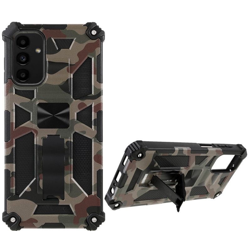 Cover Til Samsung Galaxy A13 5g Camouflage Aftagelig Støtte