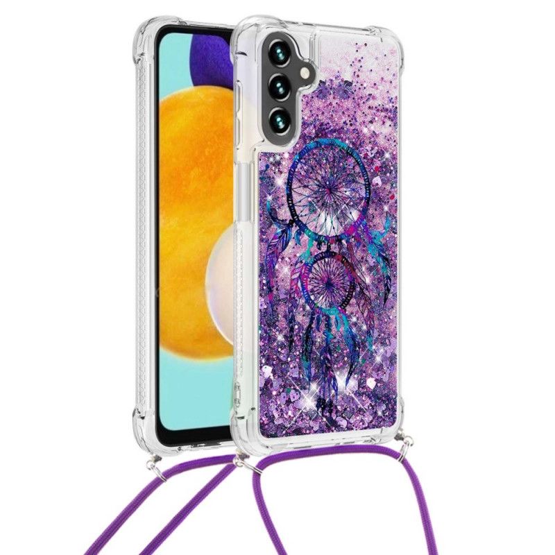 Cover Til Samsung Galaxy A13 5g Glitter Drømmefanger Med Snoretræk