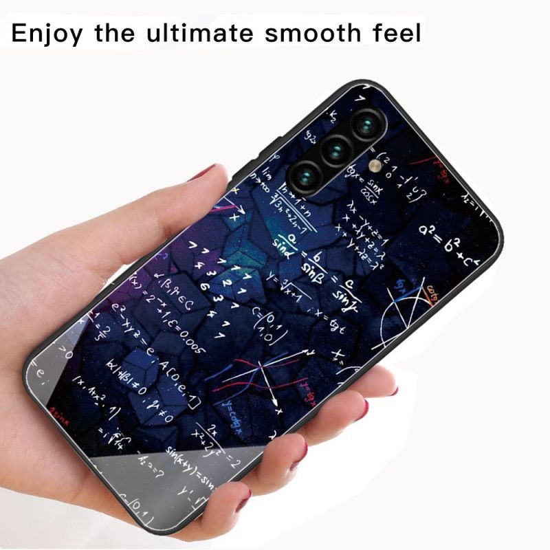 Cover Til Samsung Galaxy A13 5g Matematiske Beregninger Af Hærdet Glas