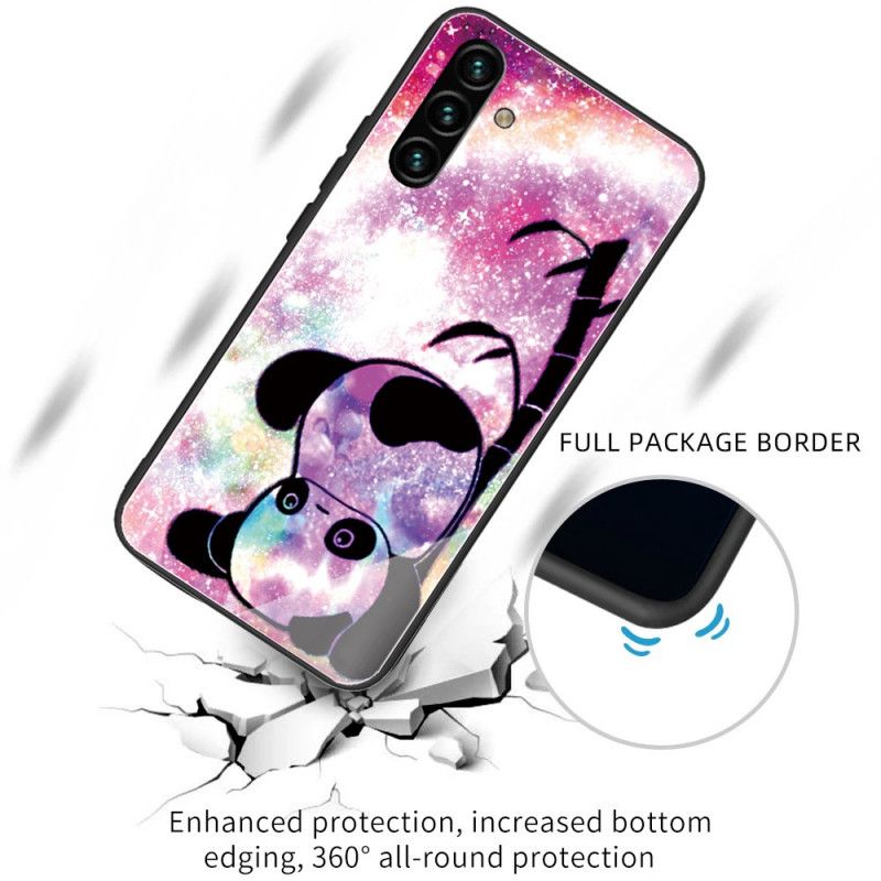 Cover Til Samsung Galaxy A13 5g Panda Hærdet Glas